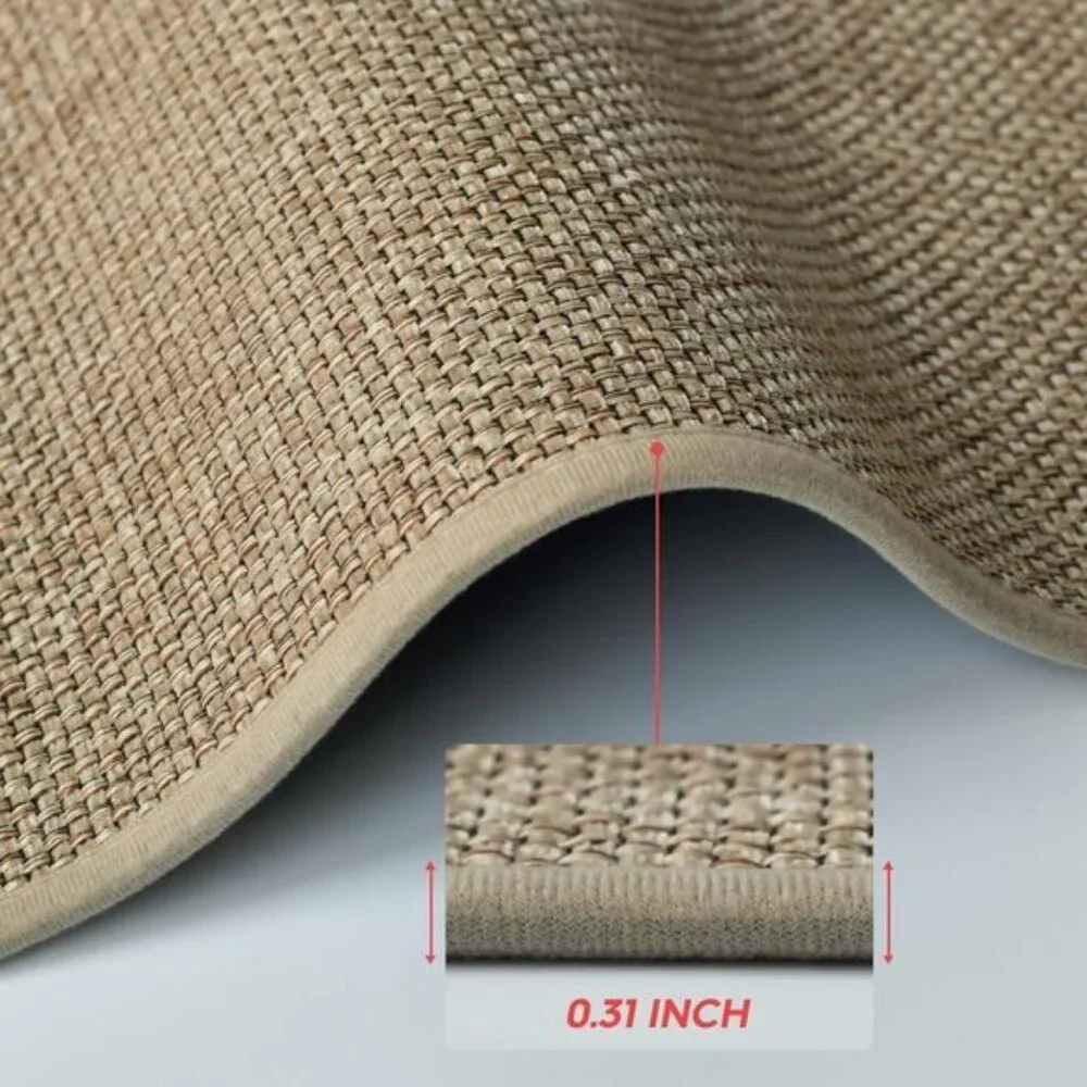 New Set of 2 Washable Non-Slip Kitchen Rugs, Absorbent Mats with Rubber Backing